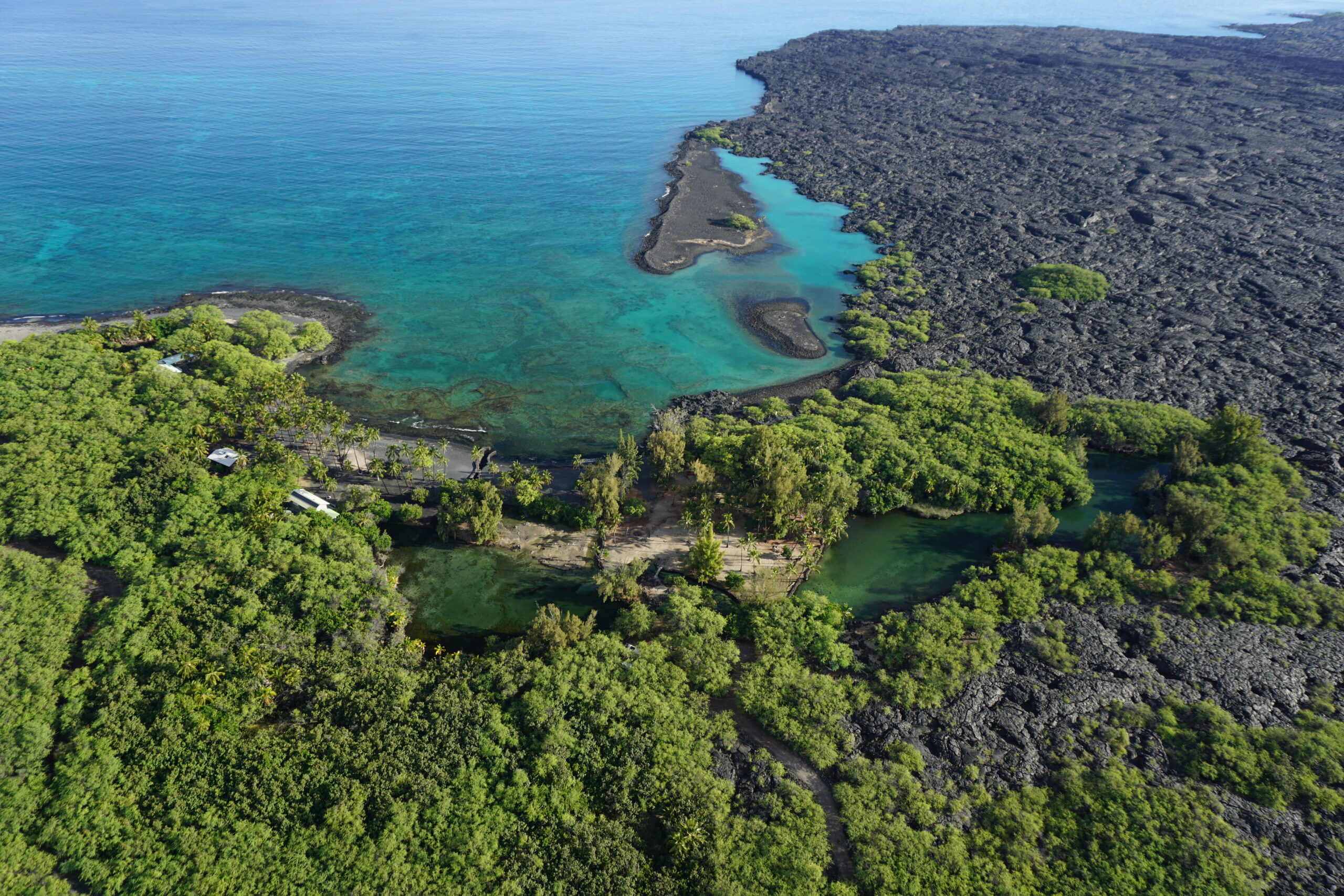 Kīholo aerial view